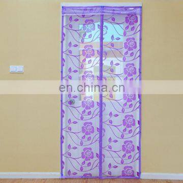 Rose flower And Butterfly magnetic Sewed birms door Screen FOR Anti mosquito bug