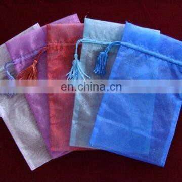 2015 Most Popular Products China Square Multicolor Designed Organza Bags