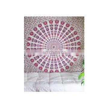 Attractive and stylish look designer custom printed mandala Indian tapestry