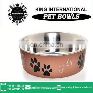 Copper Mixng Pet Bowl