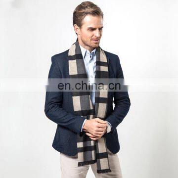 stripe design high quality napped men scarf