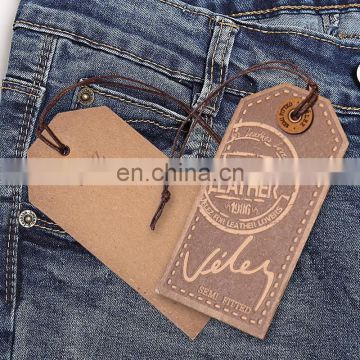 Customized Recycled Paper Hang Tag And Label For Shoes/clothing/bags With Cotton String