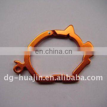 pig shape Metal Carabiner