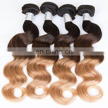 3 Tone Color Ombre Hair Cambodian Hair Weave photo-4