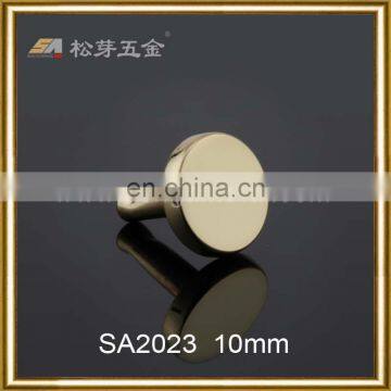 10mm flat head solid metal rivet, zinc alloy nut