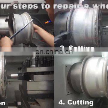 CNC Diamond Cutting Lathe Wheel Rim Repair Machine AWR2840