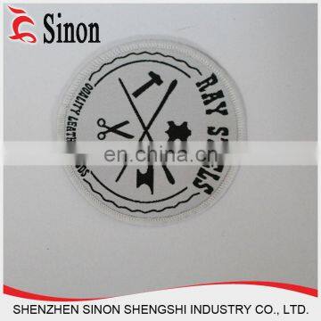 garment fashion polyester customized design woven patch