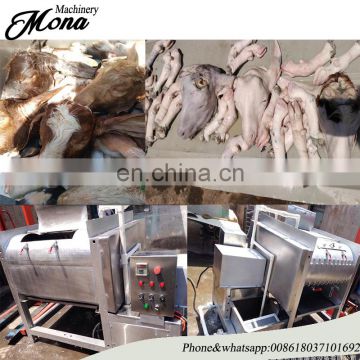 Pig/Cattle/Sheep Head unhairing Machine with 008618037101692