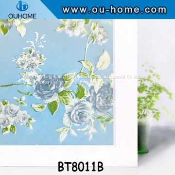 BT8011B Frosted Film Stained Glass Printing Adhesive Sticker Smart Window Film Stained Glass Window Film