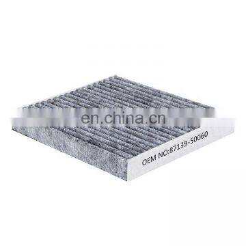 Double layer carbon material active 87139-50060 auto filter