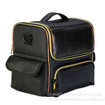 Make Up Bag For Travel Storage Bags Waterproof Makeup Bag Cosmetic Case Brush Holder With Adjustable Divider- Soft Cosmetic Case photo-4