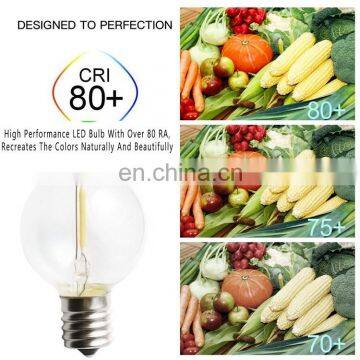 Outdoor Indoor LED Globe String Lights Edison Filament Bulbs for Party Wedding Christmas String Light