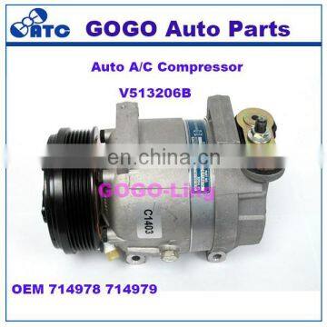 GOGO V5 Auto A/C Compressor for Chevrolet Aveo,5,Pontiac Wave 2004-2008 1.6L OEM 714978 714979 95966588 , 96539389 , 96618810,