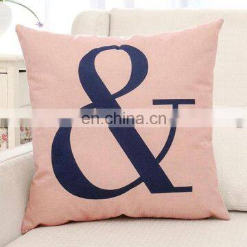 English Alphabet Geometric Pattern Car Sofa Bed Fashion Cushion photo-5