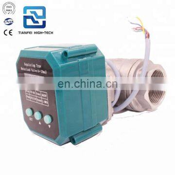 Water Flow 24vacdc 4 20ma Electrical Control Valve photo-3