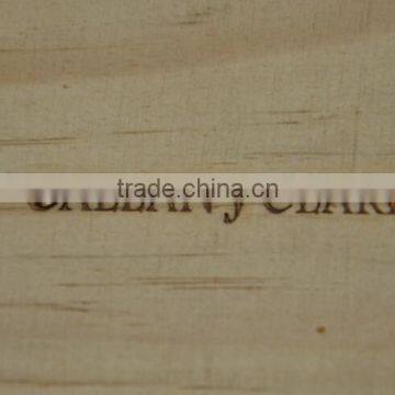 Natural Color Unfinished Burnt Stamp Logo Wooden Boxes,hinge Box Wood Accept OEM photo-5