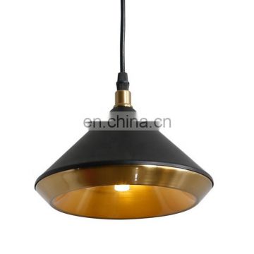 Modern design black aluminum lamp fixture beat pendant light for restaurant