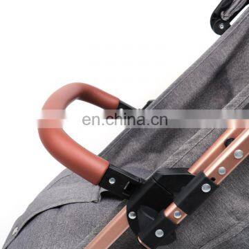 Wholesale Adjustable Aluminium Frame Anti-shock Travel Baby Stroller for Sale photo-5