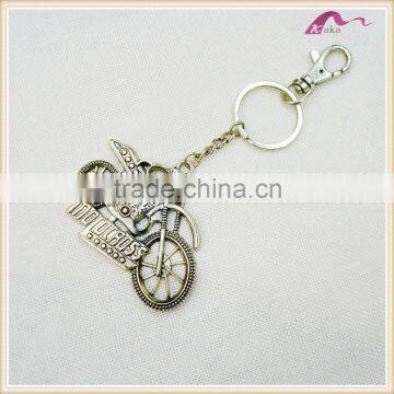 Fashion Zinc Alloy Custom Motorcycle Keychain