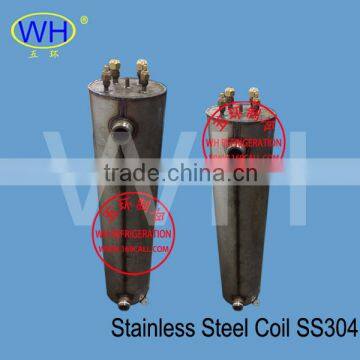 WHB-4.0DC stainless steel shell and tube heat exchange, stainless steel coil in shell heat exchanger