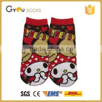 custom socks big bowknot cartoon colorful children cotton socks