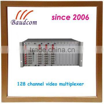 128 channel Video fiber Multiplexer telecom equipment