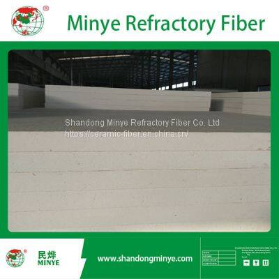 1260 C 6mm/50mm ceramic fiber board l factory supply refractory fiber board raw surface