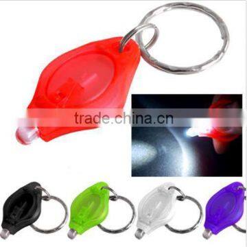 LED Keyring Torch Key Chain Ring flashlight Outdoor Tool White Light Bright