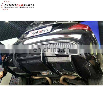 C63 Carbon Fiber diffuser for MB C-Class W205 C63 to C63 PSM style carbon fiber rear diffuser