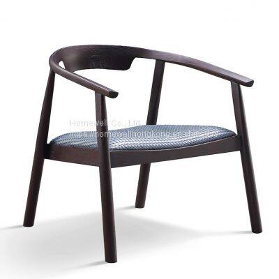 Modern chair leisure chair LC1602-16 upholstery chair with solid oak frame-livingroom furniture