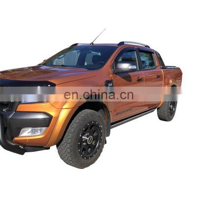 Wholesale France style Waterproof Durable black aluminium Power Electric Side Step Running Boards For Ford Ranger Accessories