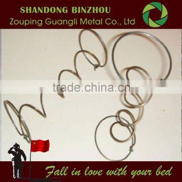 Compressing or vacuum packing small coil bonnell spring for memory foam mattress