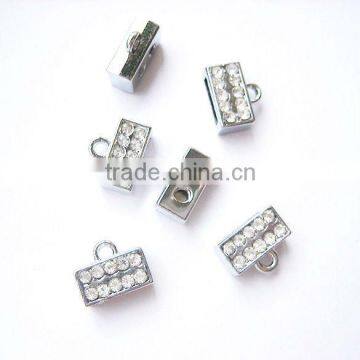 Diy jewelry findings rhinestone 8mm rectangle head (0173)