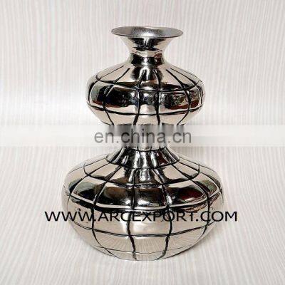 2017 new design modern metal flower vases & pot