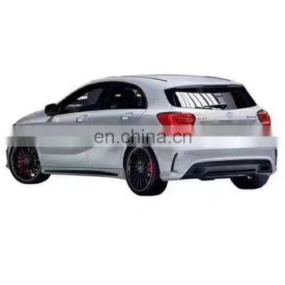 12-15 For Mercedes A Class W176 Modified A45 AMG Rear Lip And Diffuser photo-2