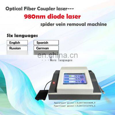 Portable 980nm Diode Laser Blood Vessels Removal Spider Vein Treatment Machine photo-3