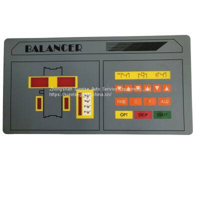 SUNRISE SR448 Wheel Balancer Assessories Two Display Windows Keyboard Plate photo-2