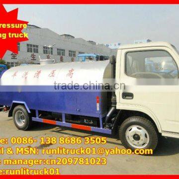 dongfeng 3000 liters high pressure washing truck