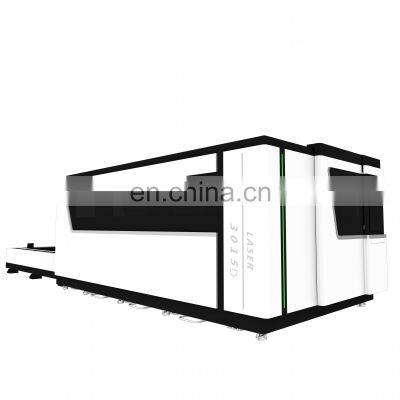 6000W full cover CNC fiber laser cutting machine for stainless steel cutting machine