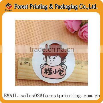 Printed cute cartoon sticker,promotion label sticker