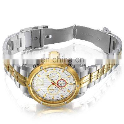 Wholesale Customized Silver Wristwatches Mens Luxury OEM / ODM Private Label Wrist Watch Mens photo-2
