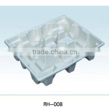 automatic recycled waste paper and eco_friendly fiber molded pulp industrial packaging tray