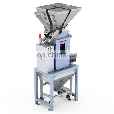 Industrial high capacity Horizontal automatic pvc granules plastic  industry gravimetric filling system