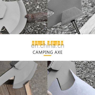 Camping Kit Multi Function Stainless Steel Axe Camping Axe With Sheath Rubber And Plastic Material photo-4