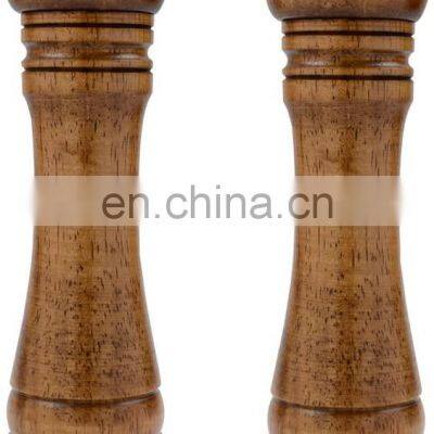 Wood Salt and Pepper Mill Set Pepper Grinder photo-2