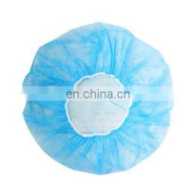 Factory Wholesale No-woven Disposable Round Cap Non-woven Surgical Cap Disposable Bouffant Cap Head Cover