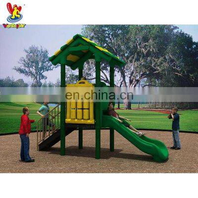 Forest Theme Amusement Park Commercial Small Kids Slide Games Child Playsets Outdoor Plastic Playground Equipment