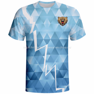 hot fashionable design t-shirts with sublimation and customization