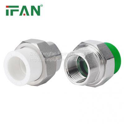 IFAN Cheap Price Insert Brass PPR Union Plastic Plumbing Water Tube Fittings