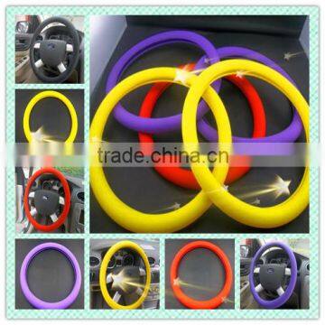 Best selling Car interior accessories purple steering wheel cover china supplier